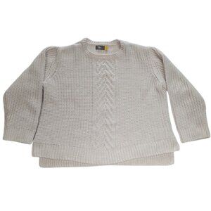 Rumi & Ryder Oversized Cable Knit Sweater Cream Youth L(12–14) / Fits Women S